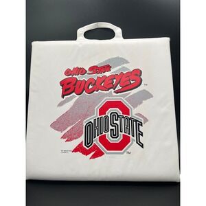 Vtg Ohio State Buckeyes‎ Stadium Seat Cushion Carry Handle NCAA Football As Is